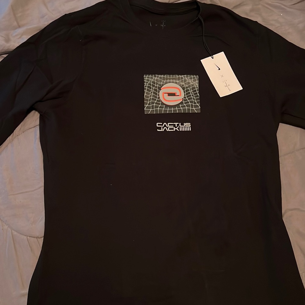Travis Scott Cactus Corp X Nike U NRGBH L/S T-Shirt Black